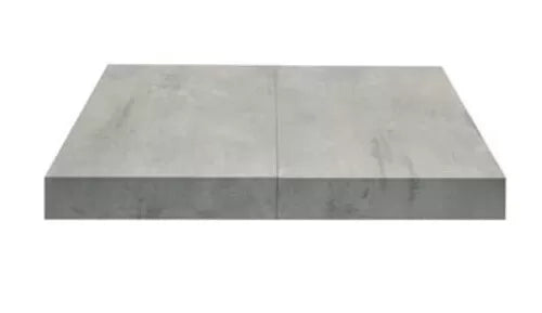 Tavolo tavolino trasformabile salvaspazio moderno cemento 120x80 - Mobili 2G