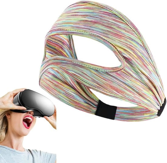 Cappuccio Virtuale per Realtà Virtuale - PSVR2/PICO4 - Fascia di Soffiamento - Materiale Polyester - Cinturino per la Testa - Accessorio per Gioco - 24,6 cm