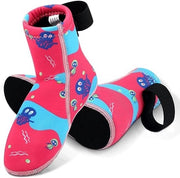 Calzamaglie per bambini da bagno, 27-30, per uso con acqua fredda, 3 mm, sandali per immersioni per bambini, zoccoli per nuoto per bambini, sandali per immersioni per bambini con suola antiscivolo, idonei per beach volley.