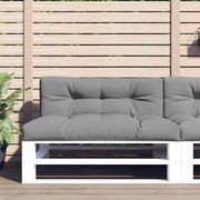 Cuscino per Pallet Grigio 120x40x12 cm in Tessuto 314473