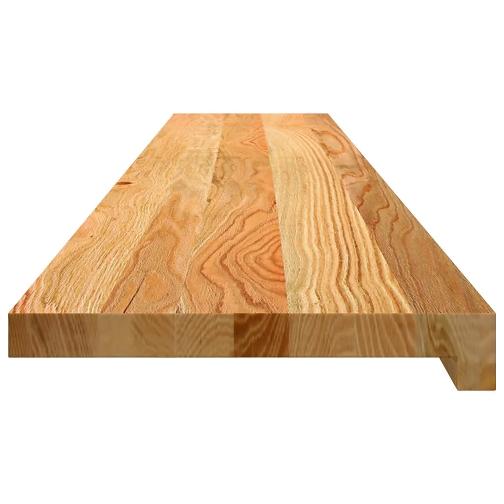 vidaXL Davanzali 2 pz Marrone Chiaro 140x30x2 cm Legno Massello Rovere