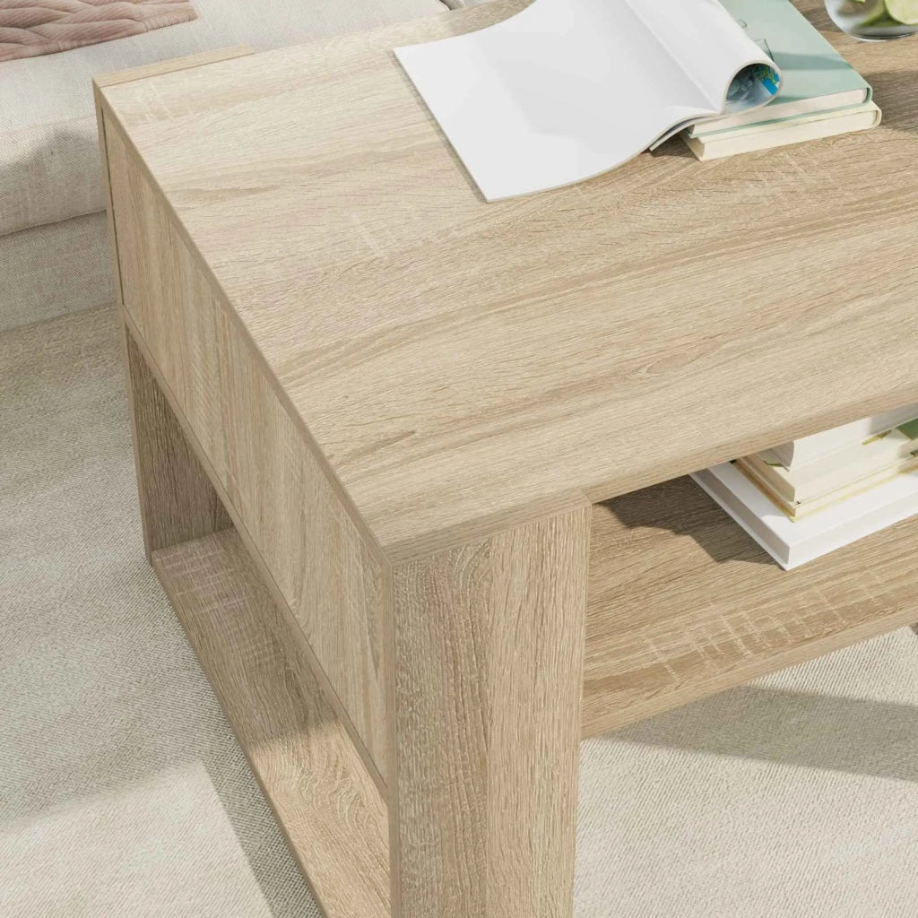 Tavolino da salotto Rovere Sonoma 66 x 53 x 45 cm 8000102