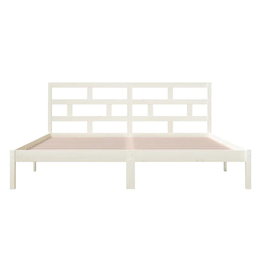 Giroletto Bianco 135x190 cm Double in legno Massello 3101194