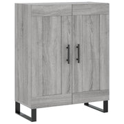 Buffet credenza cassettiera armadio mobile contenitore organizer cucina soggiorno Sonoma 69,5 x 34 x 90 cm legno ingegnerizzato grigio 02_0036486