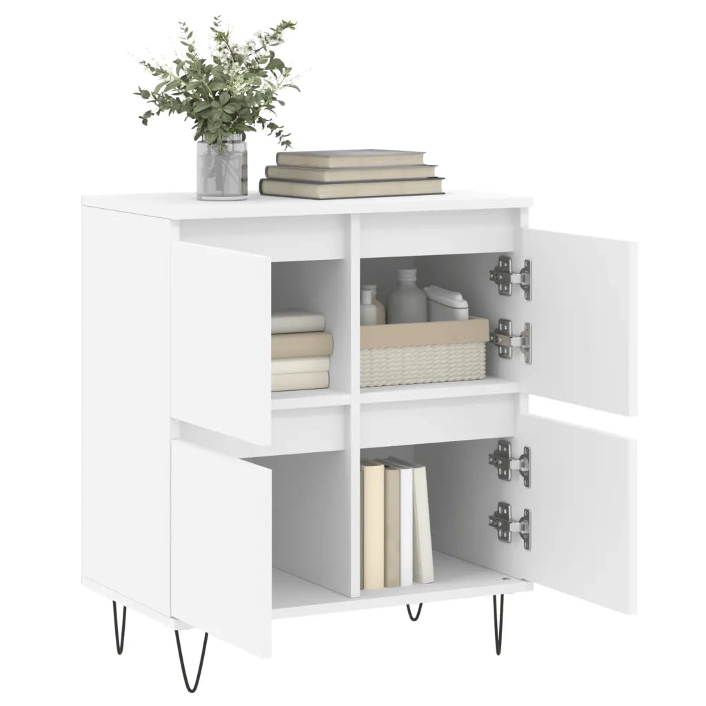 Credenza Bianca 60x35x70 cm in Legno Multistrato 831212