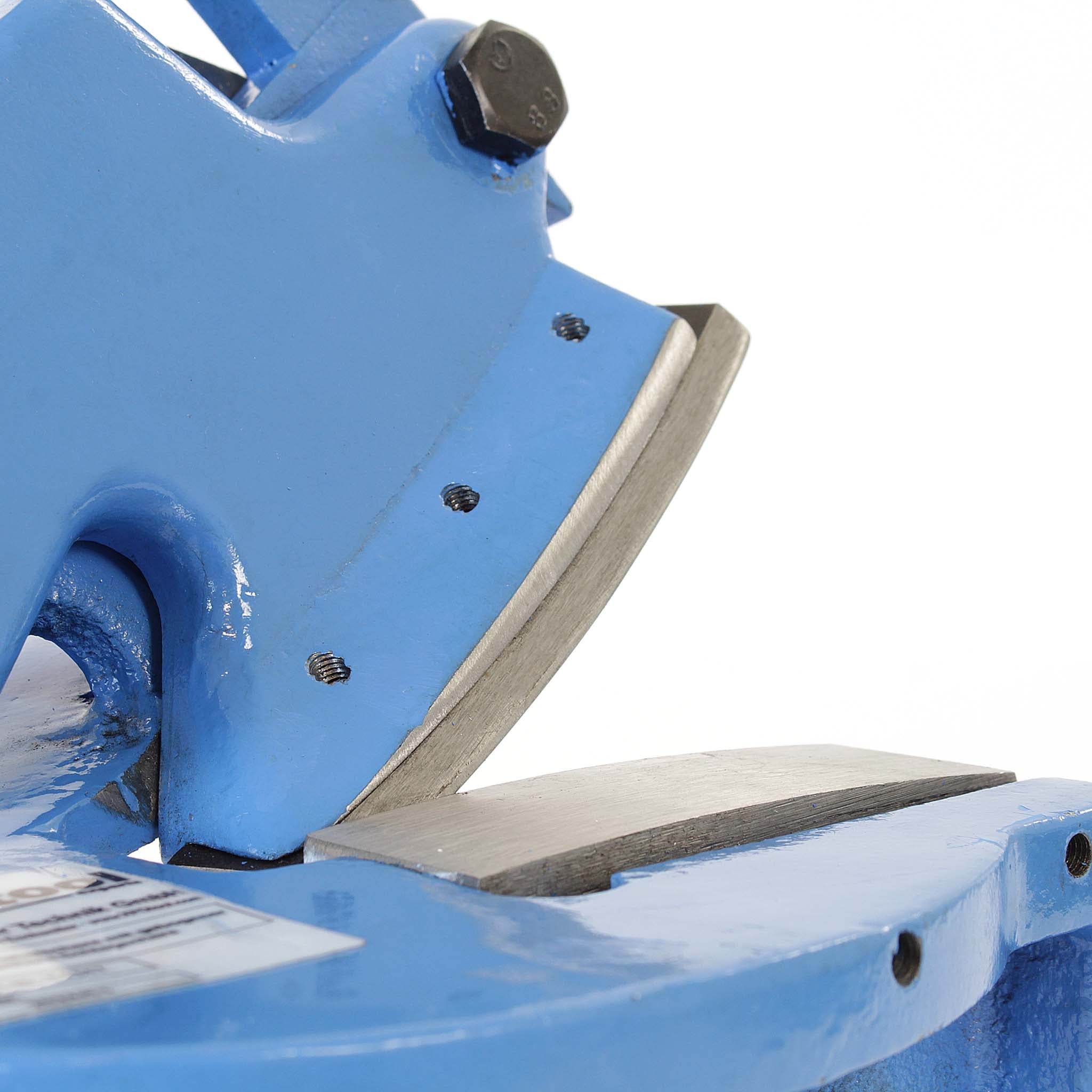 Cesoia a leva con lama curva 100 mm per lamiere tagli dritti e rotondi Cesoia a ghigliottina