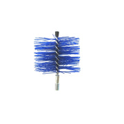 Scovolo nylon per stufe a pellet caldaia e canne fumarie diametro 80mm fuliggine