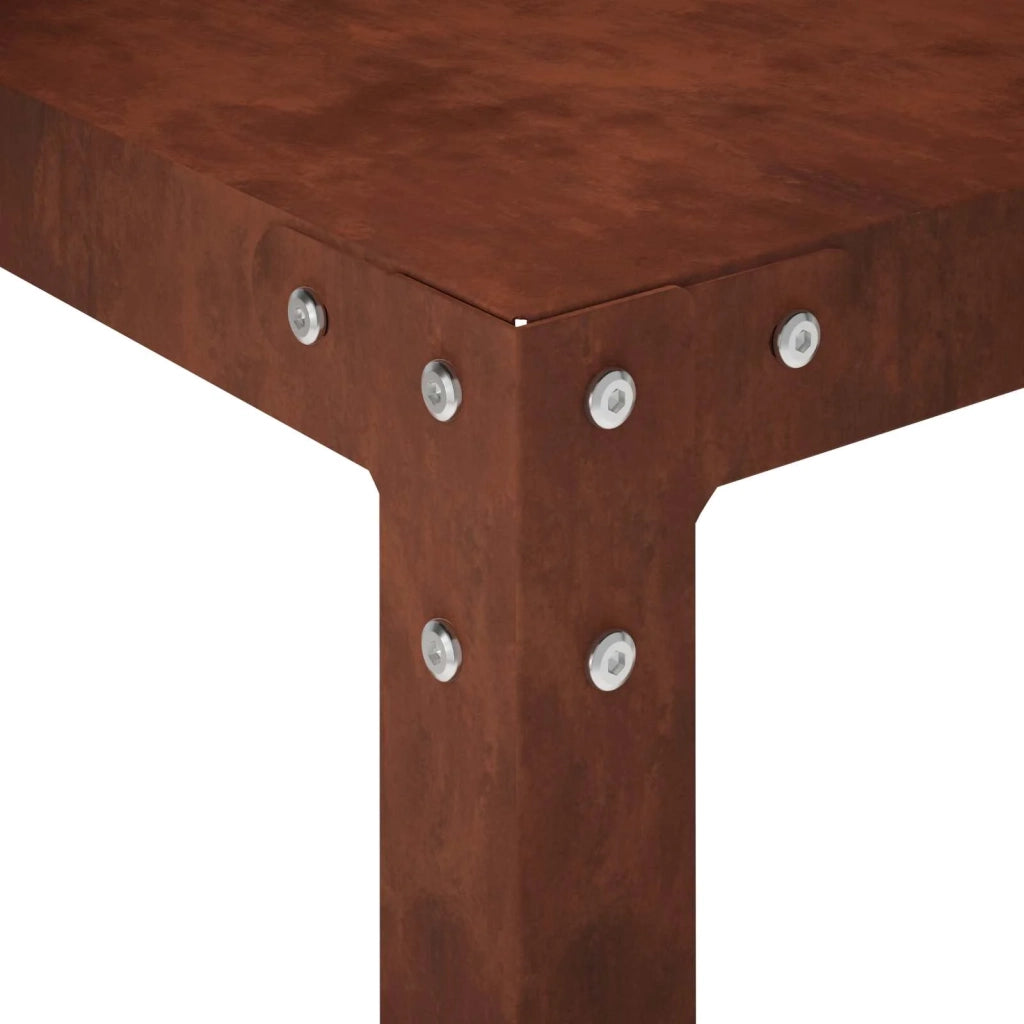 Tavolo da rinvaso 100 x 50 x 104 cm Acciaio Corten Ruggine 8014903