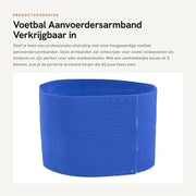Bracciale di Allarme per Calcio - Adattabile - Nylon - Antiscivolo - Leggero - Comodo - Adatto per Bambini/Adulti - Bracciale da Capitano