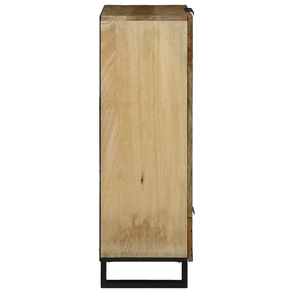 Highboard 60x33.5x100 cm Legno massello di mango