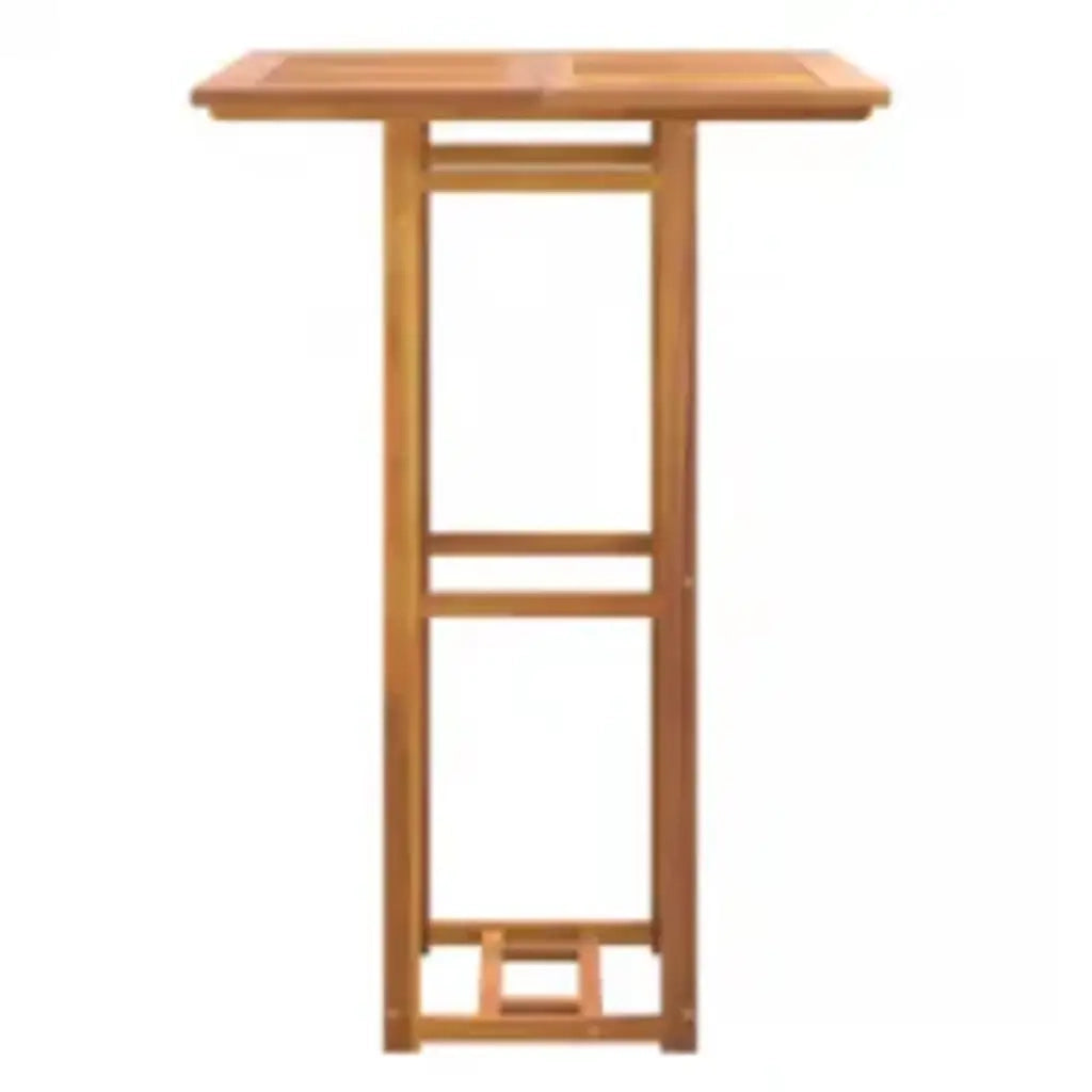 Tavolo da Bistrot 75x75x110 cm in Legno Massello di Acacia
