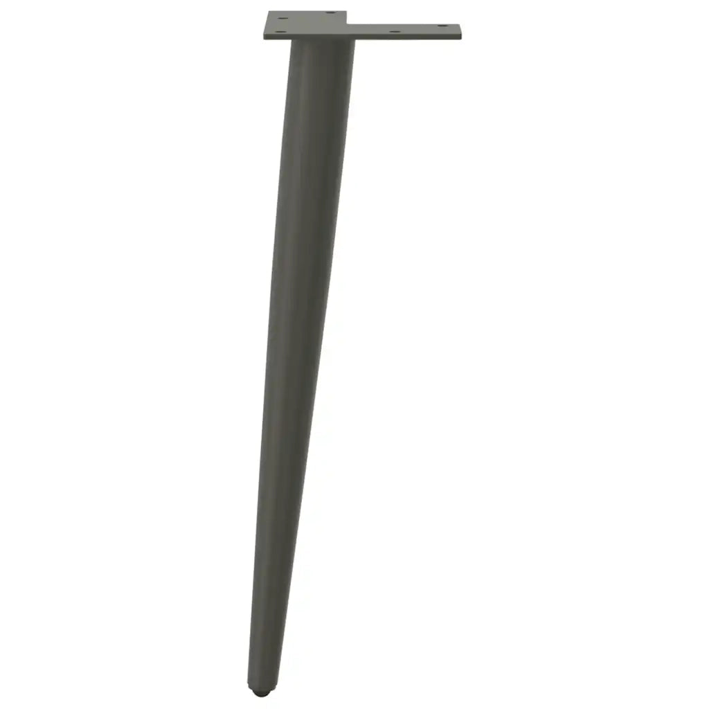 Gambe per Tavolino da Caffè Forma Conica 4 pz Antracite 42-43 cm Acciaio 4012514