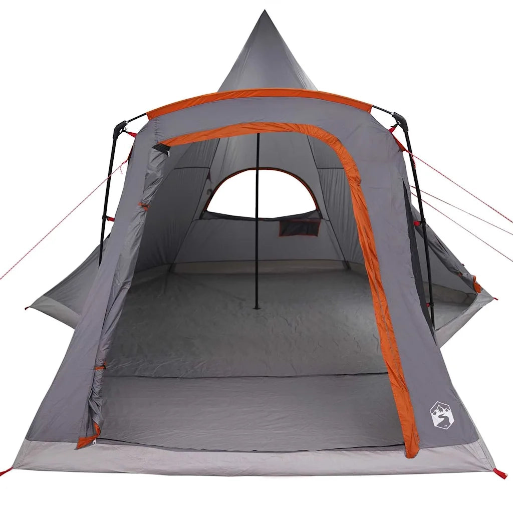 Tenda Teepee per 5 Persone con tetto Grigio e arancione 42004001