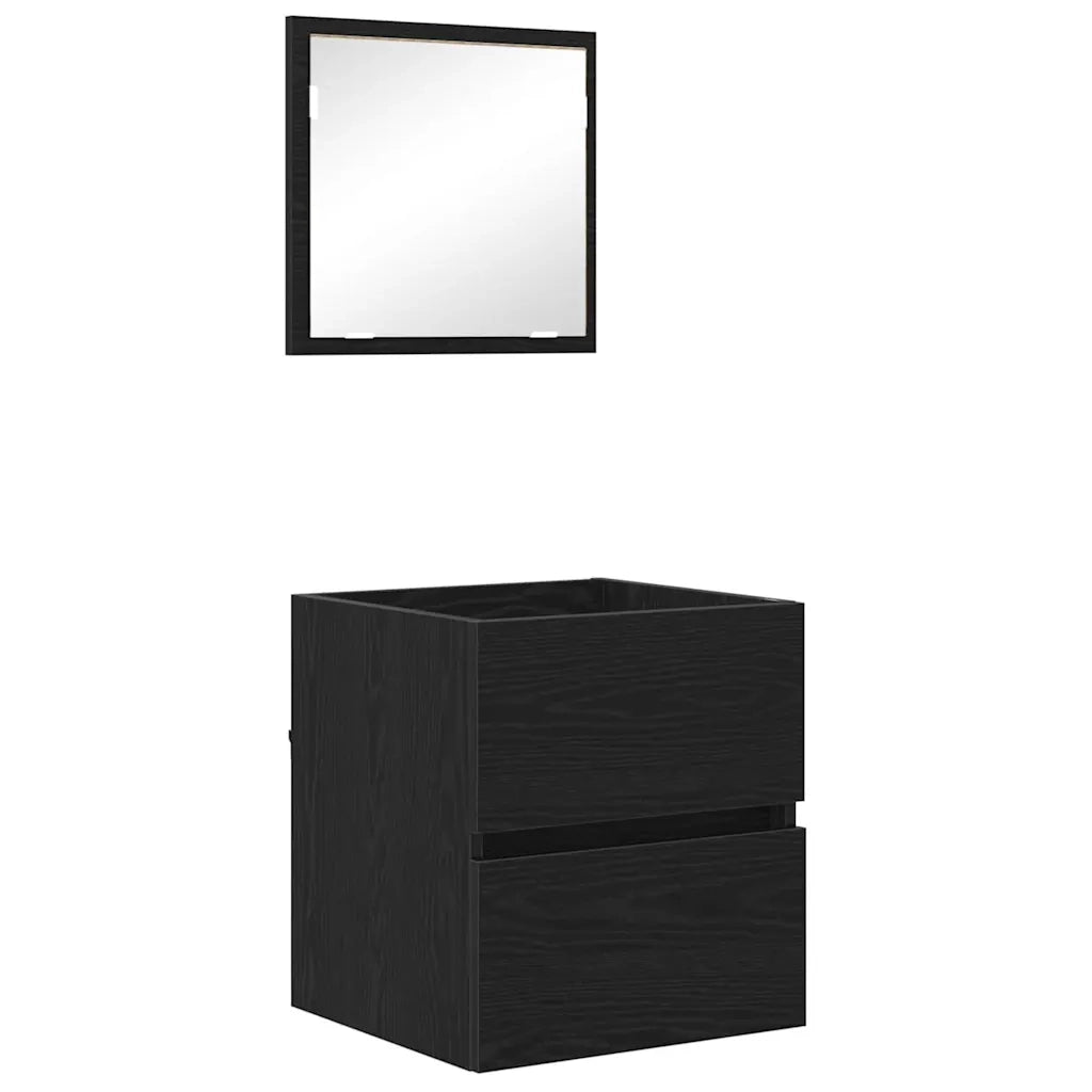 Mobile da Bagno Rovere Nero 41 x 38,5 x 45 cm Legno multistrato 875702