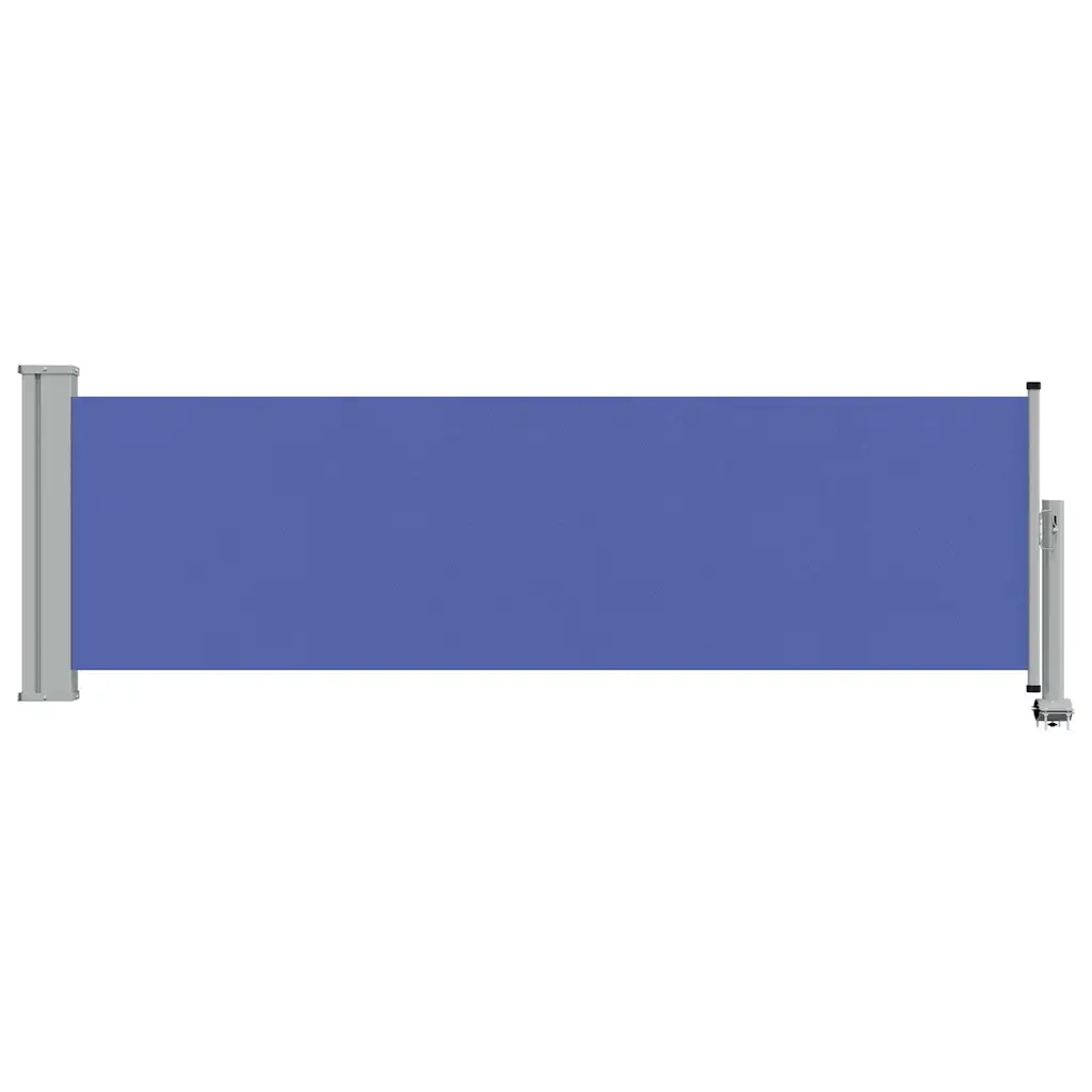 Tenda Laterale Retrattile per Patio 80x300 cm Blu 48362