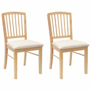 Sedie da pranzo 2 pz | Sedie da cucina Naturale 50 x 52,5 x 91 cm