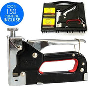 Trade Shop - Graffettatrice Spillatrice Sparapunti 3 In 1 Meccanica Potente In Acciaio -