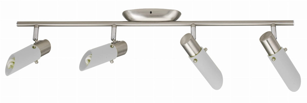 Plafoniera Candellux Trendi 4xE14 nichel bianco 71cm
