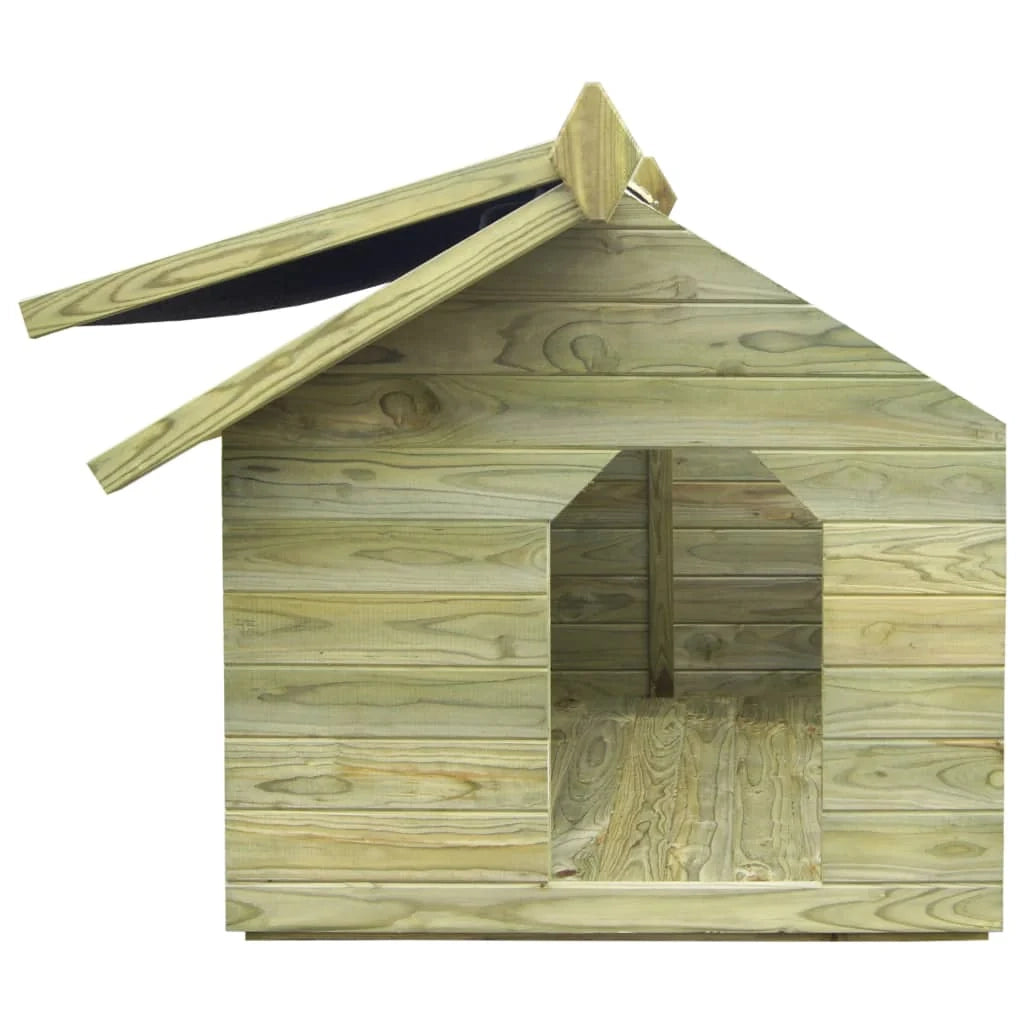 Nicchia da giardino con tetto apribile 105 x 123 x 90 cm in legno di pino impregnato 02_0001531