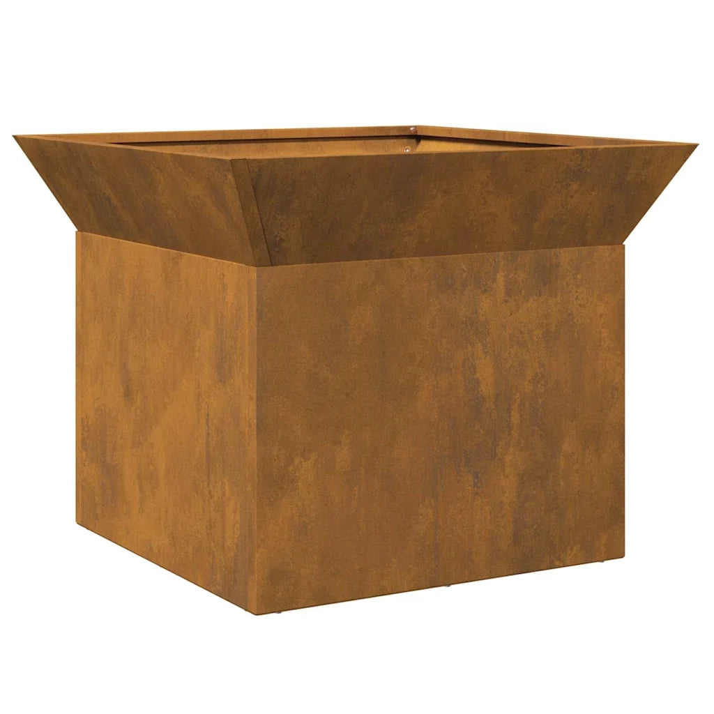 Focolare-Stufa-Camino Ruggine 50 x 50 x 40 cm acciaio corten 201746