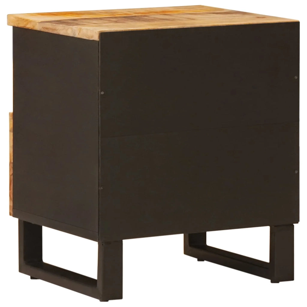 Armadio letto compatto con cassetto 40 x 33 x 46 cm in legno massello di mango marrone 02_0057809