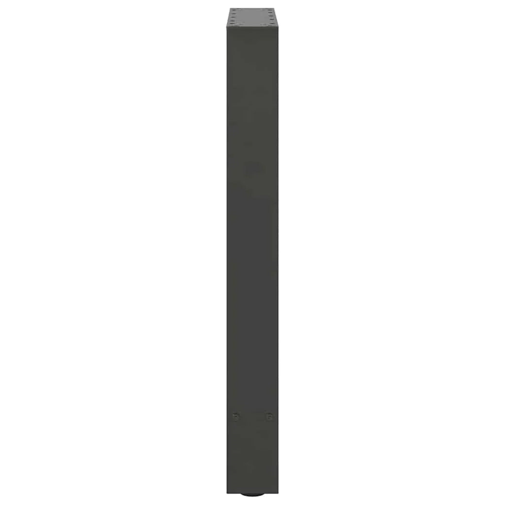 Set di 2 gambe regolabili per tavolo da pranzo 60 x 72-73 cm in acciaio antracite 02_0057546