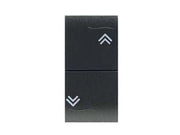 PULSANTE DOPPIO SALISCENDI ONDA- - 1P(NO)+1P(NO) - 10A 250V (7737.1) - 6 pezzi MARLANVIL