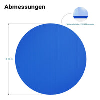 Coperturaper piscina Ø 3,6m blu Protezione isotermica 120µ