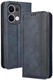 Porta Carte Premium in Pelle PU - Porta Denaro - Smartphone - Reno 13 (Reno13) 5G - 3 Slot per Sim - Supporto Laterale - Resistente allo Shock - Leggero - Custodia per Telefono