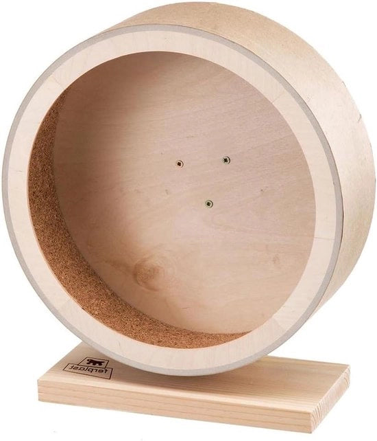 Velo da gioco in legno - Giocattolo per Chinchille, Hamster e Topo - Diametro 26 cm