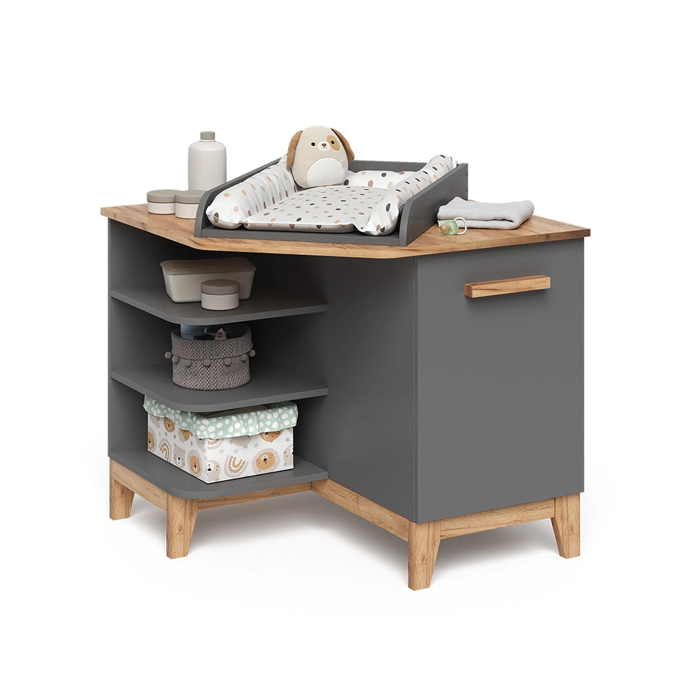 Vitalispa Fasciatoio Grigio/Artisan 85 x 85.2 cm con porta