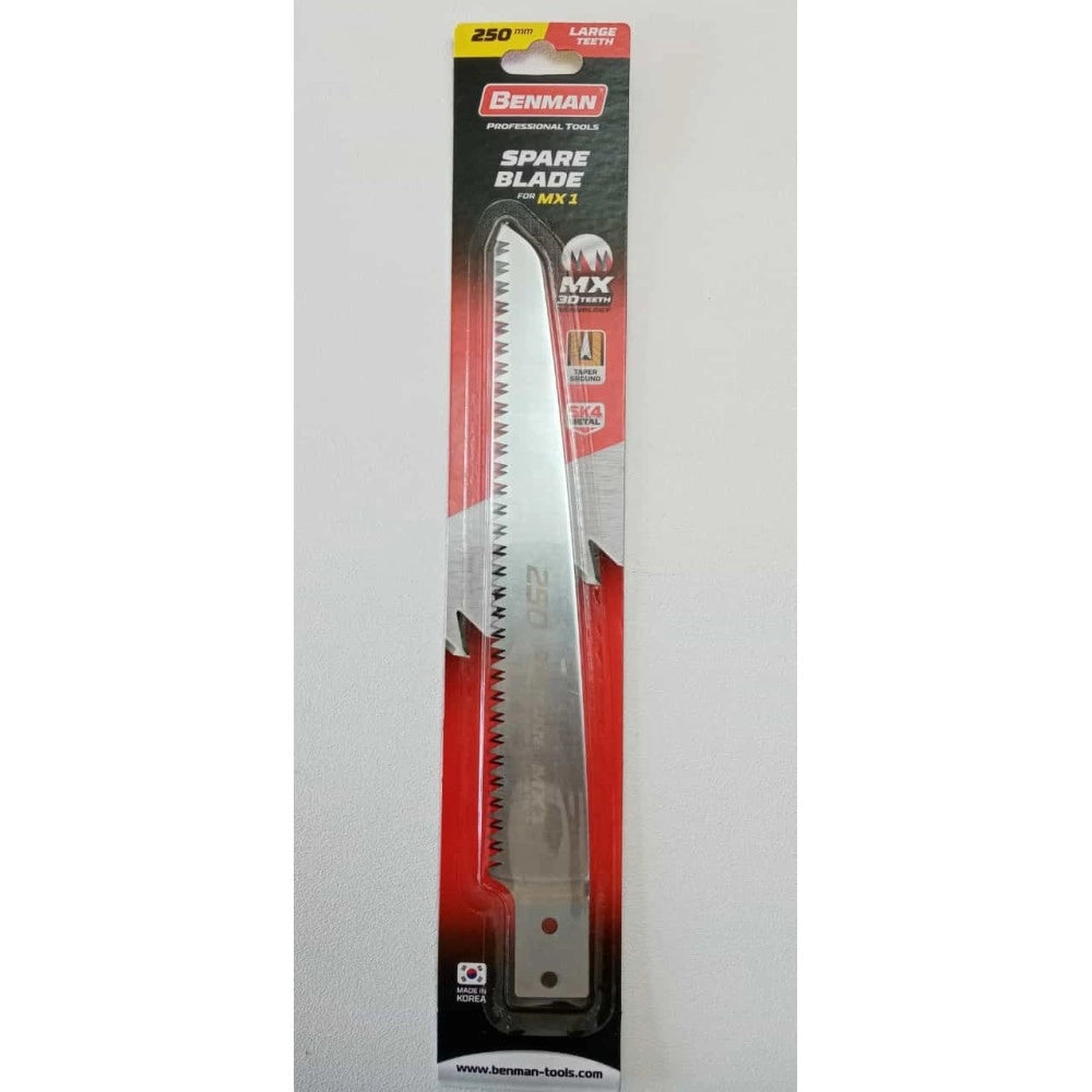 Benman lama di ricambio dritta da 250mm per svettatoio segaccio modello mx1-250