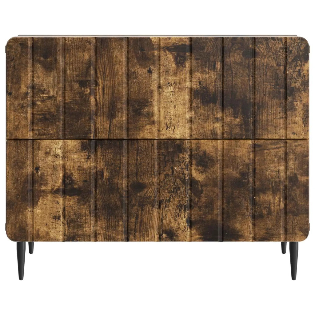 Armadio da Notte Rovere Fumo 62 x 34,5 x 49,5 cm 894320