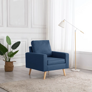 Poltrona Blu in Tessuto cod mxl 19009