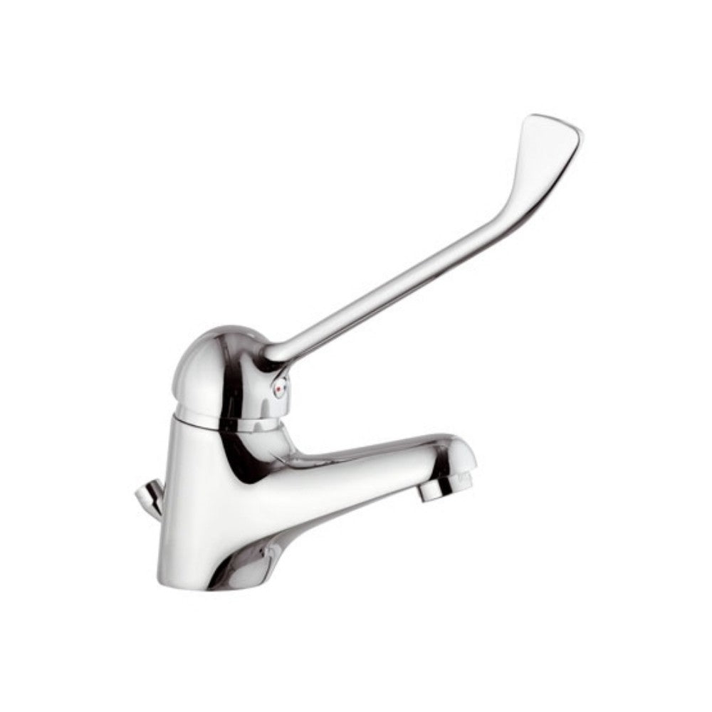 Miscelatore monocomando lavabo con leva clinica.