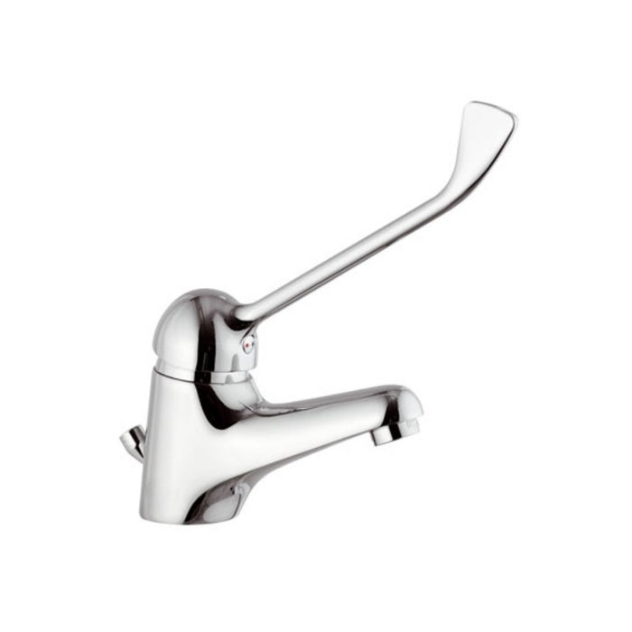 Miscelatore monocomando lavabo con leva clinica.