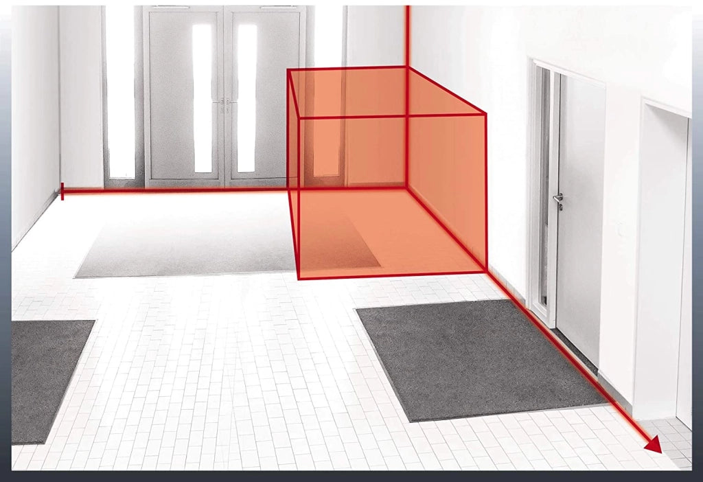 Metro Laser Misuratore di Distanza Einhell TC-LD 50 mt Puntatore con Display