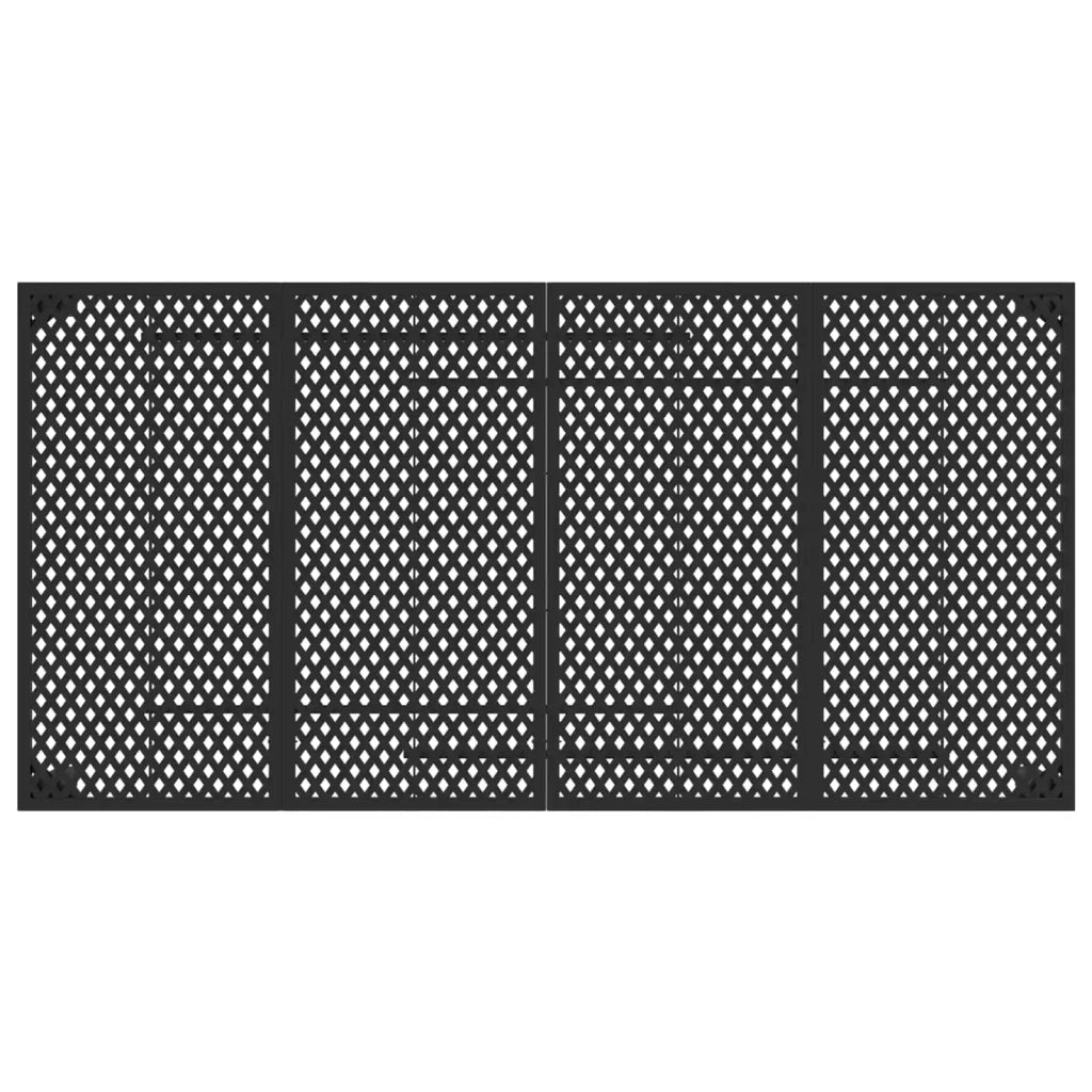 Set Mobili da Esterno 7 pz Antracite Acciaio 3422874