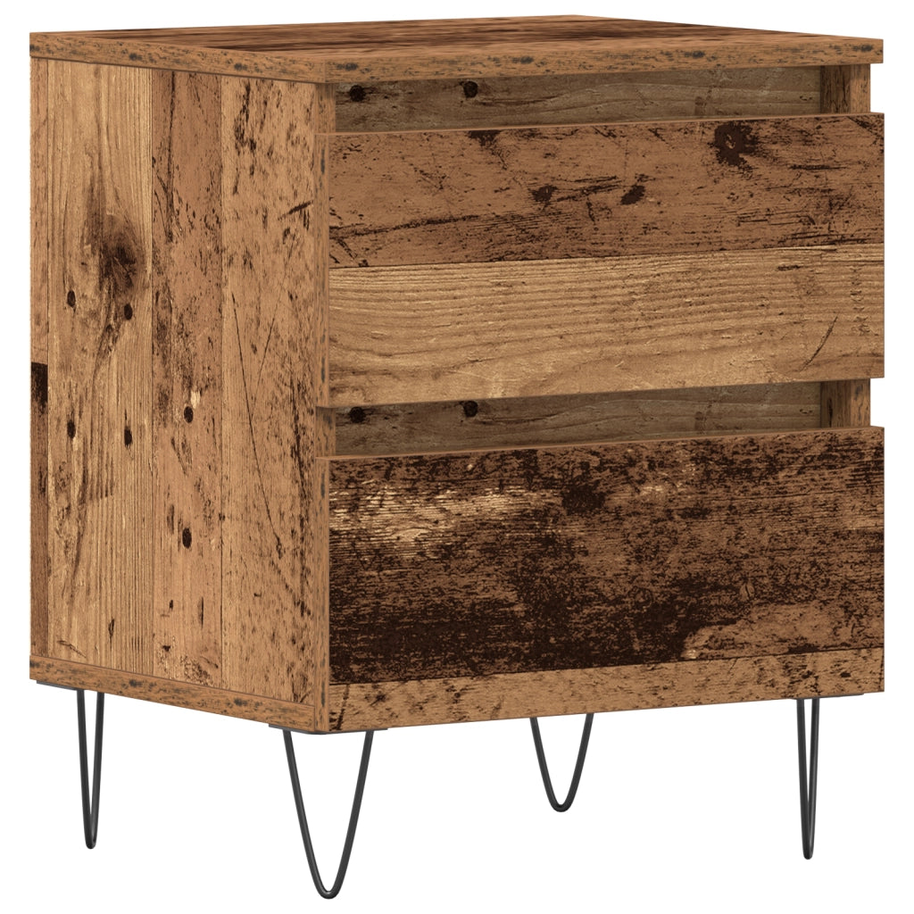Comodino  in legno vecchio 40x35x50 cm in legno ingegnerizzato