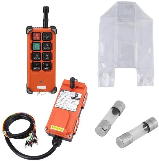 Sistema di controllo a distanza 24 VDC - Stazione di controllo Up-Down - Adatto per ciclisti da un posto/tre posti - 6 Contatti - Peso 1,3 kg - Temperatura di funzionamento -35 a +80 gradi Celsius - Pannello di controllo