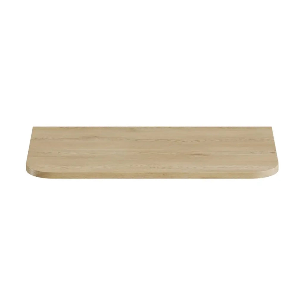 Piano lavabo KORI 80 cm rovere chiaro – Accessorio per mobile sottolavabo