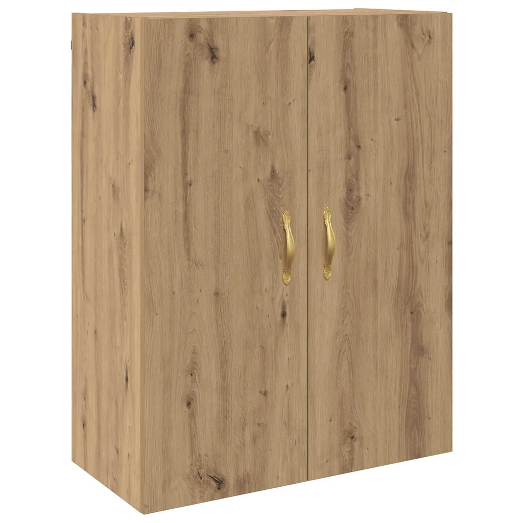 Mobiletto a muro 2 pcs Rovere artigianale 69,5 x 34 x 90 cm