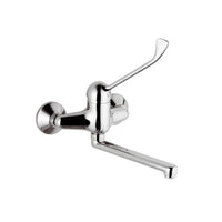 Miscelatore monocomando lavello a parete con leva clinica