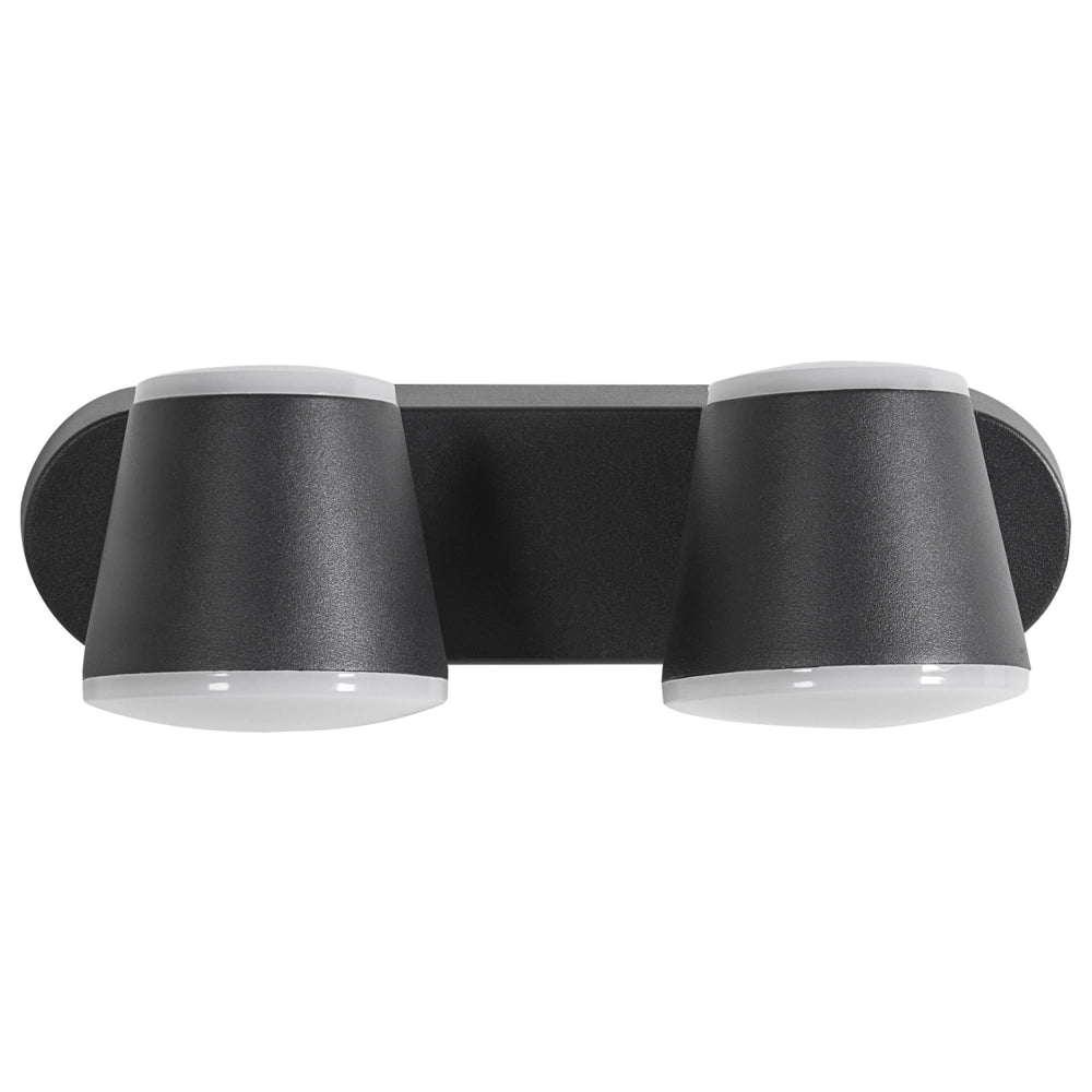 Lampada LED da Parete per Esterni in Alluminio Nero Design Moderno