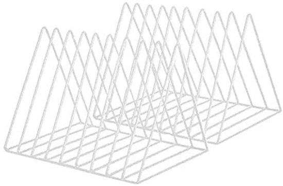 Rack per riviste in stile scandinavo - set da 2 - roségold - 25,9 cm x 18 cm x 18 cm