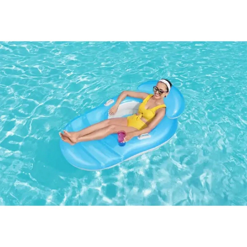 Trade Shop - Materassino Poltrona Luxe Relaxer Lounge Sedile In Rete 152x102cm Piscina 43646 -