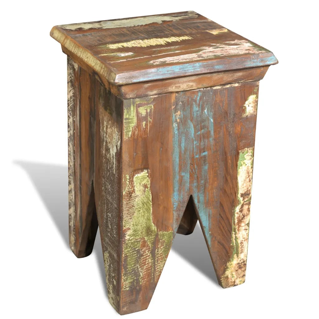 Sgabello in Legno Massello di Recupero 240951