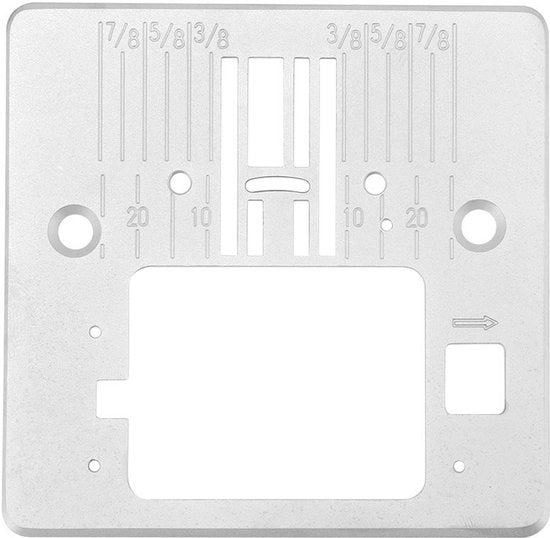 Piastra di ago per sostituzione - Adatto per Singer 4423/4432/5511 - Materiale di alta qualità - Facile da installare - Duraturo - Leggero 60g - Piastrina di ago