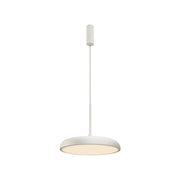 Maytoni Lampadario moderno Gerhard 1 luce LED integrato bianco metallo diffusore acrilico