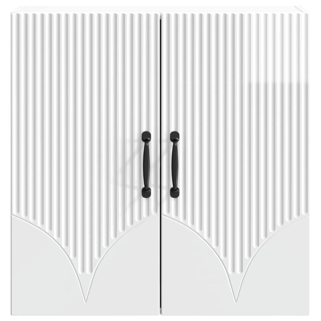 Mobiletto a muro Bianco Lucido 59 x 31 x 60 cm